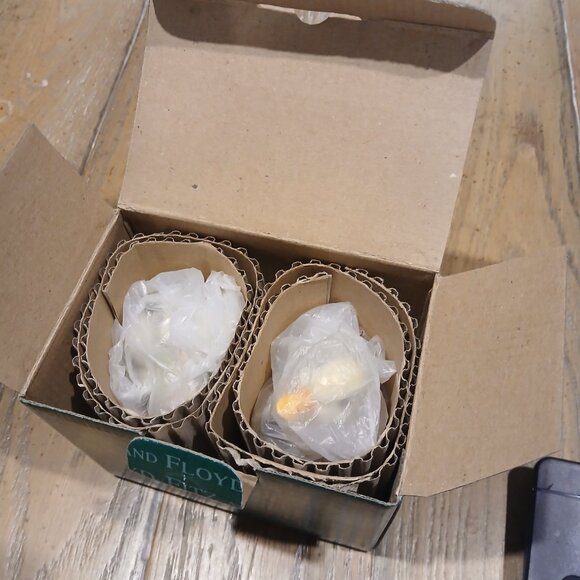 Firz & Floyd Garden Rhapsody S/P Shaker Duck/Nest Vintage Ceramic Orig Box Mint - Picture 6 of 11